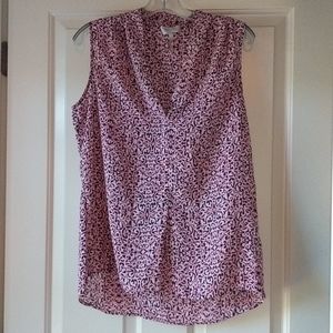 SALE 2/$6 Laundry by Shelli Segal sleeveless blouse